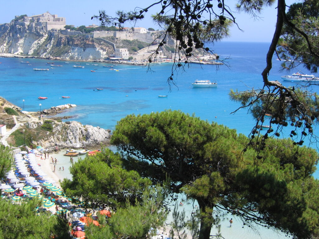 Vista aerea dell'arcipelago delle Isole Tremiti nel mare Adriatico