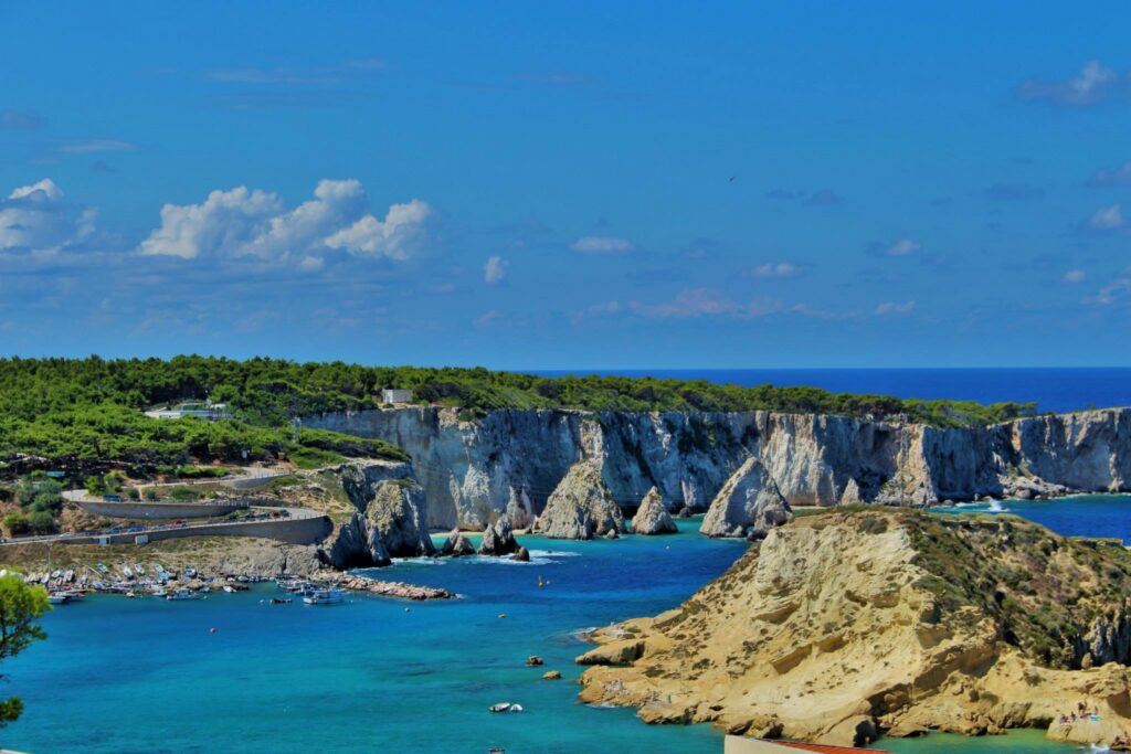 Panorama delle Isole Tremiti nel Parco Nazionale del Gargano